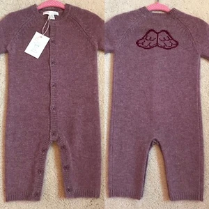 Marie Chantal Cashmere Romper Angel Wings - Picture 1 of 7