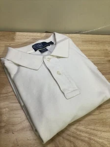 POLO Ralph Lauren Herren Poloshirt Kurzarm Weiß Baumwolle XXL Grün Pferd - Bild 1 von 6