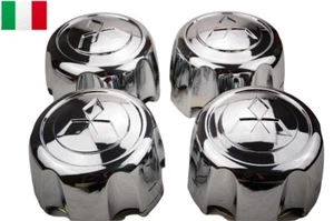 SET 4 COPRIMOZZO COPRI MOZZO CROMATO COMPATIBILE PER MITSUBISHI L200 PAJERO - Foto 1 di 5