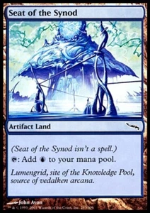 SEAT OF THE SYNOD - MTG Mirrodin Common Artifact Land MP L25 - Picture 1 of 1