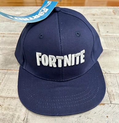 FORTNITE Baseball Hat Cap - Blue W/white Lettering Adjustable Gaming Youth, NWT - Image 1 of 4