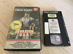Invasion USA (MGM Cannon 1987 VHS) Big Box Clamshell - Imagen 1 de 8