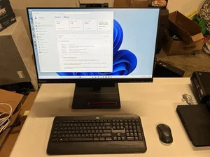 Lenovo ThinkCentre M75q Gen 1 Ryzen 3 PRO 3200GE 8GB 256GB SSD & TIO 24 Gen4 - Picture 1 of 6