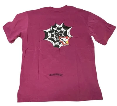 Chrome Hearts Spider Web  T-Shirt Purple Size XL - Image 1 of 4