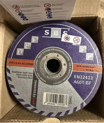 50 x SBS Trennscheiben Ø125mm x 1mm - Bild 1 von 2