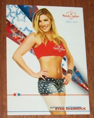 2014 July 4th Ryan Shamrock Error Un-Autographed Bench Warmer Card - Image 1 of 2