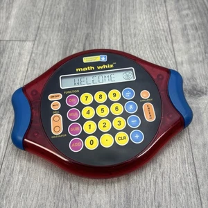 Math Whiz Gioco Portatile Elettronico - Approfondimenti Educativi EL-8899 Giocattolo Matematico Rosso - Foto 1 di 14