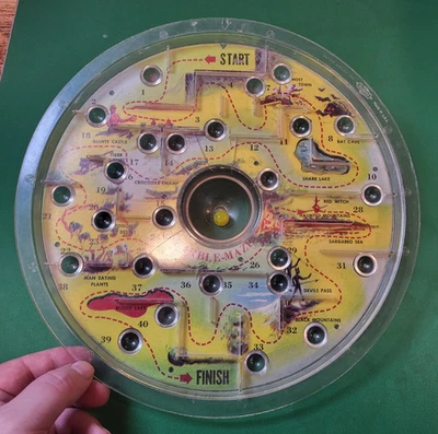 Hasbro 1960's Marble Maze With Marble, Used  - Image 1 of 4