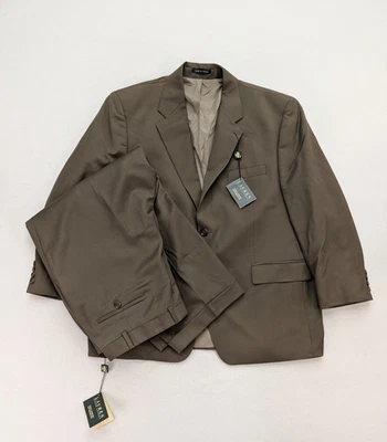 Lauren Ralph Lauren Men's Suit Size 44S Tan Brown Wool  Pants Sz 38x25.5 NEW - Image 1 of 4