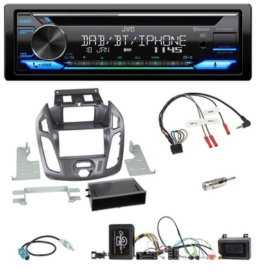 JVC Bluetooth Lenkrad USB DAB CD Autoradio für Ford Transit Connect Pegasus 2013 - Bild 1 von 4