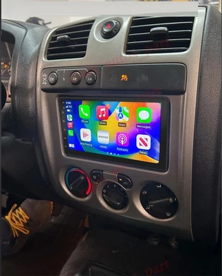 For 2004-2012 Chevy Colorado Apple Carplay Stereo Radio Android 15 GPS BT Player - Image 1 of 4