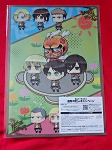 ⭐ CARPETA DE ARCHIVOS TRANSPARENTE TAMAÑO A4 EXCLUSIVA DE ATAQUE A TITAN SELLADA REINO UNIDO 🚚 ANIME - Imagen 1 de 2