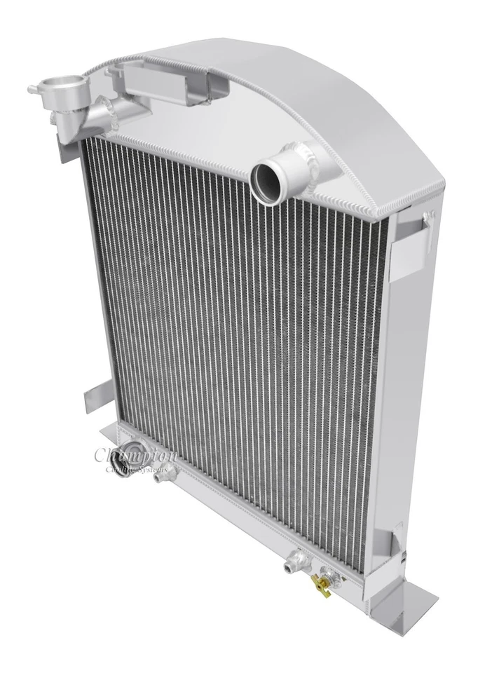 Champion Cooling Systems EC2829FD All-Aluminum Radiator 1928-1929 Ford Model A w Foto 1 de 1