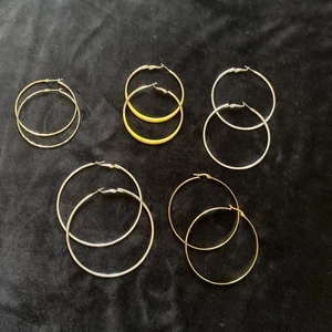 5 Paar Creolen für Damen - Bild 1 von 2