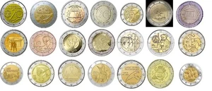 2 EURO COMMEMORATIVI 2005-2025 FIOR DI CONIO DA ROTOLINO /FOLDER   PERFETTI - Imagen 1 de 254