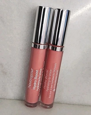 2- Neutrogena Hydro Boost Brillo Labial Hidratante Nuevo 0.10 OZ #40 - Sorbete Rosa Foto 1 de 4