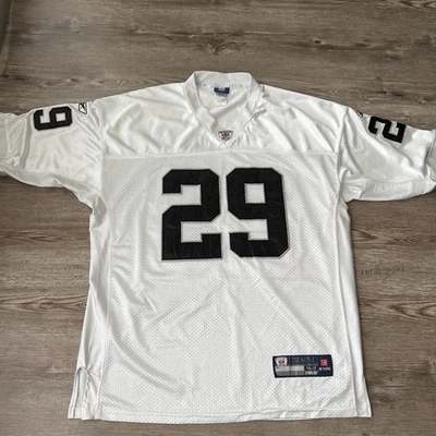Camiseta de colección Reebok Oakland Raiders NFL para hombre 52 XL blanca en equipo de campo Foto 1 de 4