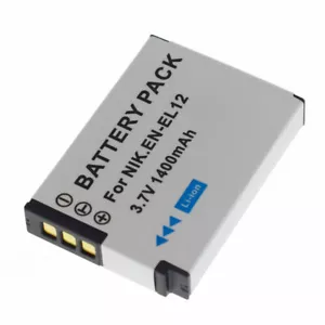 Batería para Nikon EN-EL12 S9900 S9600 S9500 P340 AW130S A900 a1000 w300s S710 - Imagen 1 de 6