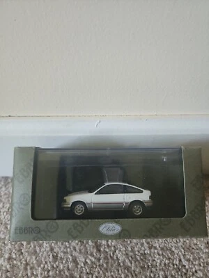EBBRO 1/43 Honda CR-X CRX 1.5i BALLADE SPORTS Model Car White/Silver Civic Si - Image 1 of 4