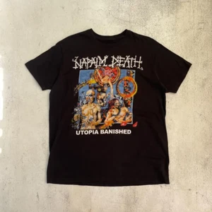 ¡Nuevo! Camisa Negra Napalm Death Unisex Tour S a 5XL EL042 - Imagen 1 de 3