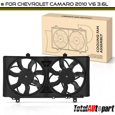 Engine Radiator Cooling Fan w/ Shroud Assembly for Chevrolet Camaro 2010-2011 - Image 1 of 4