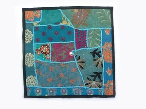 Indian Handmade Home Decor Ethnic Pillow Shams Couch Patchwork Cushion Cover Wg - Picture 1 of 4