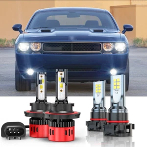 Faros LED blancos y bombillas antiniebla para Dodge Challenger 2009-2014 - Imagen 1 de 12