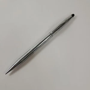 Lápiz mecánico Cross de plata esterlina hecho en EE. UU. delgado 2,75” plomo plata LEER - Imagen 1 de 8