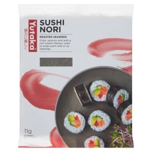 Sushi Nori Sheets (5 sheets) 11g Yutaka Roasted Seaweed - Picture 1 of 1