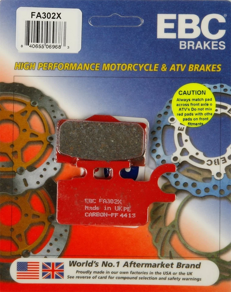 EBC - FA302X - X Series Carbon Brake Pads KAWASAKI KX65 2000-2017  Front KX-65 - Image 1 of 1