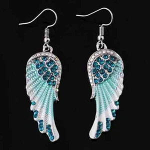 Shiny Zircon Decor Sexy Ear Cuff Threader Earrings Copper Jewelry Exquisite - Picture 1 of 4
