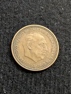 Spanien 1 Peseta 1963 vz "Franco" - Bild 1 von 2