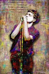 IAN CURTIS Of JOY DIVISION Tribute 8x12in Poster Pop Print Free Shipping US - Picture 1 of 5