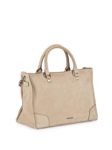 Rebecca Minkoff Regan Studded Suede Satchel - Picture 1 of 9