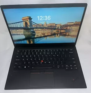 Lenovo ThinkPad X1 Carbon Gen 8 14" i7-10610U@1.8GHz, 16GB RAM, 512GB M2, W11P - Picture 1 of 7