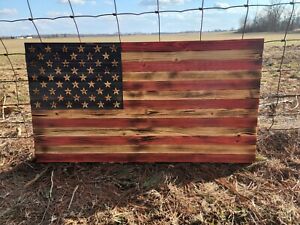 Wood Flag, Rustic American Flag, Distressed Flag, Rustic Flag