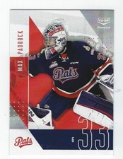 2018-19 Regina Pats (WHL) Max Paddock (goalie)