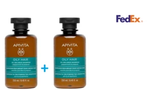 Apivita Oily Balance Shampoo 2X250ML - Picture 1 of 2
