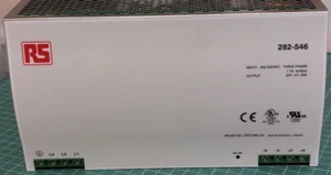 3 Phasen Panel Halterung Netzteil, 340 550 V AC AC AC Eingang, 24 V DC DC DC DC Ausgang, 20 A - Bild 1 von 5