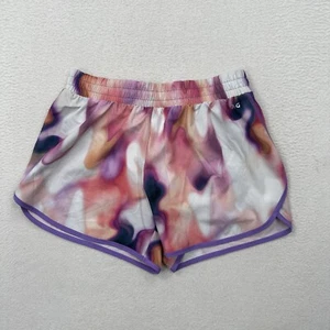 DSG Girls Youth Run Stride Shorts Size XL Melty Warm Purple Mid Rise Lined - Picture 1 of 9