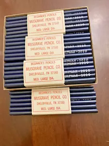 beginners pencils musgrave pencil CO shelbyville TN 37160 MED. LARGE DIA 12pcs. - Picture 1 of 4
