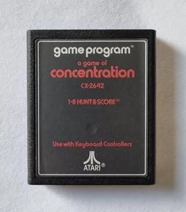 Concentration, Atari 2600 Videospiel, TOP Zustand, getestet & gereinigt - Bild 1 von 4