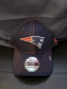 Cappello New England Patriots uomo taglia media grande aderente nuova epoca 39Thirty ricamato - Foto 1 di 6