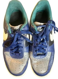 Nike Air Force 1 Low By You Blue Green 2021 C17875 Men's Size 9 - Picture 1 of 6
