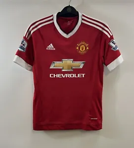 Manchester United Home Football Shirt 2015/16 Adults Small Adidas G189 - Picture 1 of 6