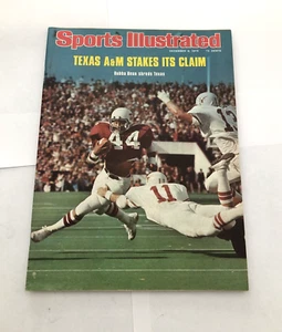 1975 NO LABEL Sports Illustrated BUBBA BEAN Texas A&M AGGIES beat Texas ! - Picture 1 of 1