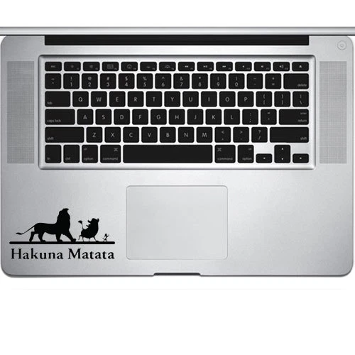 Hakuna Matata Decal Sticker for Trackpad Macbook Wall Car Wondow Cup Hard Hat - Image 1 of 4