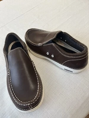 Crocs Hombre Marrón Thompson Mocasines Zapatos Sin Cordones Color Café 8M   Foto 1 de 4