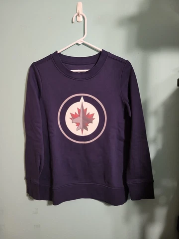 Winnipeg Jets NHL Hockey Fanatics Sweater Blue Size Men's Medium Cover