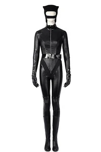 The Batman 2022 Catwoman Outfits Full Set Halloween Cosplay Costume + Shoes - Picture 1 of 11